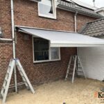 acryldoek vervangen van bestaand knikarmscherm in denekamp