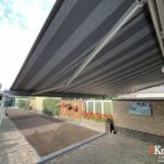 acryldoek vervangen van bestaand knikarmscherm in lattrop