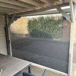 ritsscreen solidscreen zonwering voor terrasoverkapping in lattrop